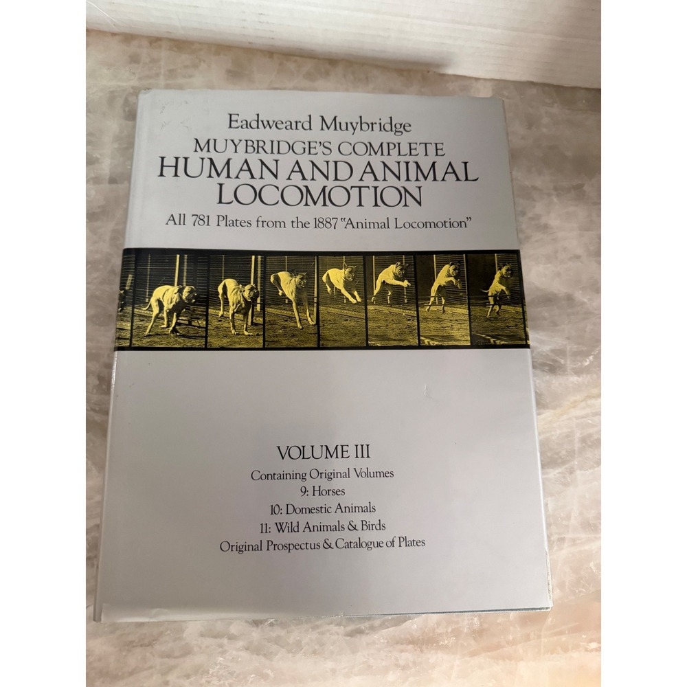 Dover Muybridge Complete Human and Animal Locomotion 3 Vol Set Gray1 979 HC - Picture 10 of 14